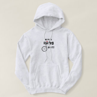Pull À Capuche Monogrammé Il y a mis une bague