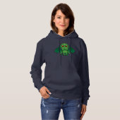 Pull À Capuche Monstres de Cute Green (Devant entier)