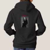 Pull À Capuche Morticia addams, citations d'Halloween (Dos)