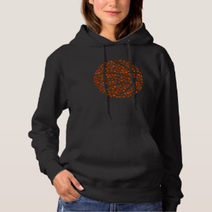 Pull À Capuche Motif à pois de basketball Joyeux jour des pois