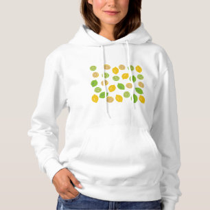 Pull À Capuche Motif citron et citron vert