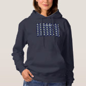 Pull À Capuche Motif de fleurs blanches Thunder_Cove (Devant)
