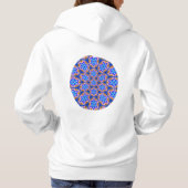 Pull À Capuche Motif de fleurs de fleur mignonne (Dos)