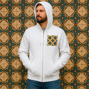 Pull À Capuche Motif de visage ethnique africain Masque tribal