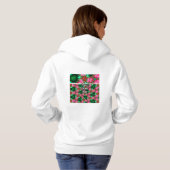 Pull À Capuche Motif Rose du désert (Dos entier)