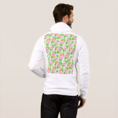 Pull À Capuche Motif Roses Roses Fleurs-23670 (Dos entier)