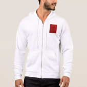 Pull À Capuche Motif technologique de carte de circuit rétro roug (Devant)