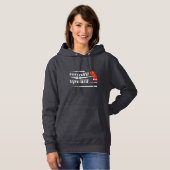 Pull À Capuche Motivation ascendante jamais avancée (Devant entier)