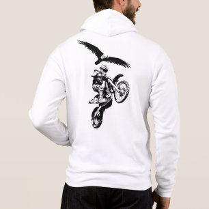 Pull À Capuche Motocross Rider et Aigle