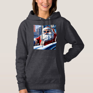 Pull À Capuche Motor City Santa