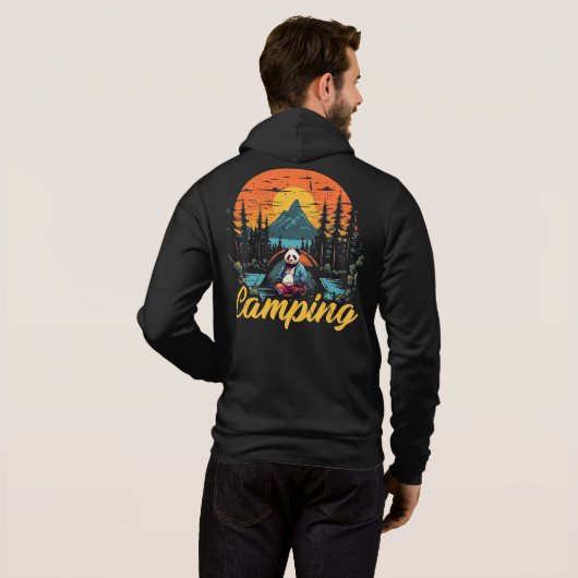 Pull À Capuche Murmure de la nature sauvage – L'aventure de l'our (Dos entier)