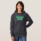 Pull À Capuche Naija Babe — Sweatshirt de la fierté nigériane (Devant entier)