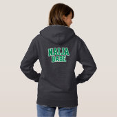 Pull À Capuche Naija Babe — Sweatshirt de la fierté nigériane (Dos entier)