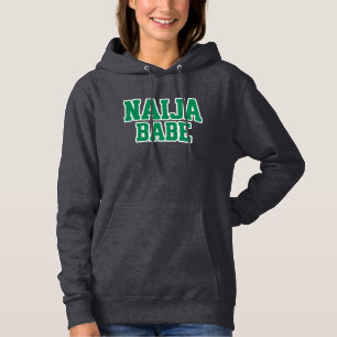 Pull À Capuche Naija Babe — Sweatshirt de la fierté nigériane