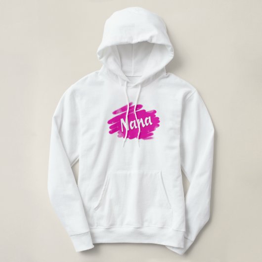 Pull À Capuche Nana Avec Typographie Étincelante (Design devant)