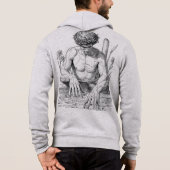 Pull À Capuche Narcissus Myth Minimalist Line Art Hoodie (Dos)