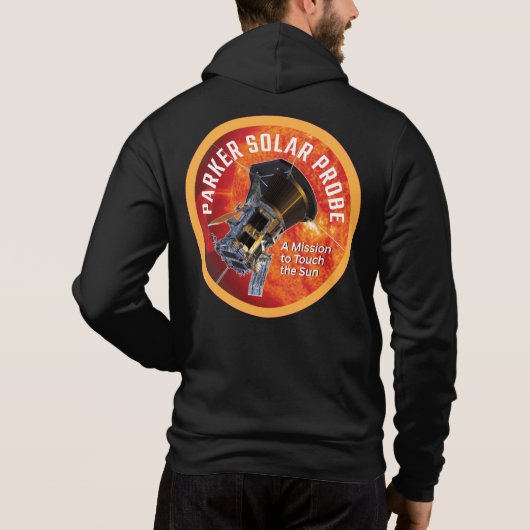 Pull À Capuche NASA Parker Solar Probe Éclipse Noir (Dos)