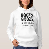 Pull À Capuche Nashville Bachelorette Bottes Besoins Booze Person (Devant)