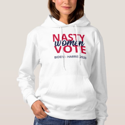 Pull À Capuche Nasty Women Vote II (Devant)