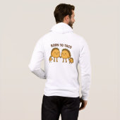 Pull À Capuche Né à Taco - Cute Taco Famille (Dos entier)