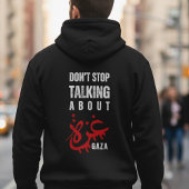 Pull À Capuche Ne cessez pas de parler de Gaza