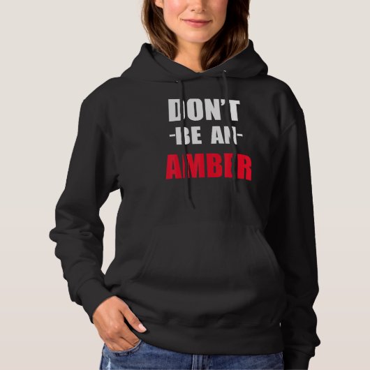 Pull À Capuche Ne Pas Être Un Mème Ambre (Devant)