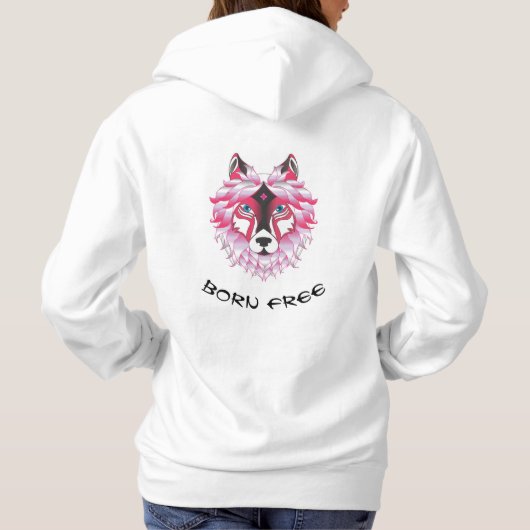 Pull À Capuche Né Wolf libre (Dos)