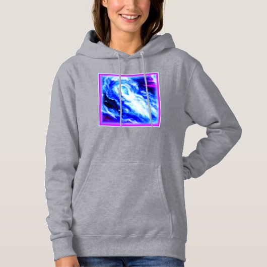Pull À Capuche Nebula Étoiles Belle Conception. Commandez dès mai (Devant)