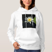 Pull À Capuche Nénuphar blanc Lotus (Devant)