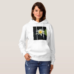 Pull À Capuche Nénuphar blanc Lotus