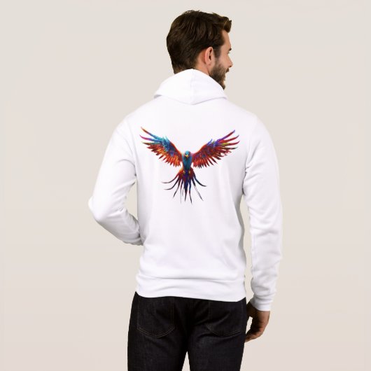 Pull À Capuche Neon Eagle (Dos entier)