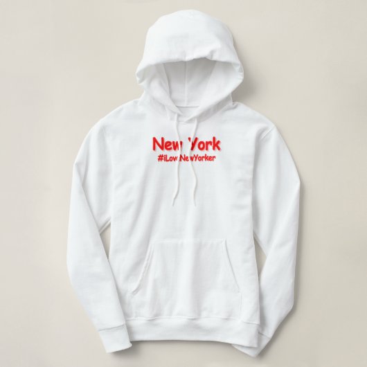 Pull À Capuche "New York" Joli Design. Acheter maintenant (Design devant)