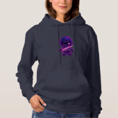 Pull À Capuche Ninja Robotique Neon - Charte Style Cyberpunk (Devant)