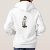 Pull À Capuche Nipper, Noël du chien de la RCA (Dos)