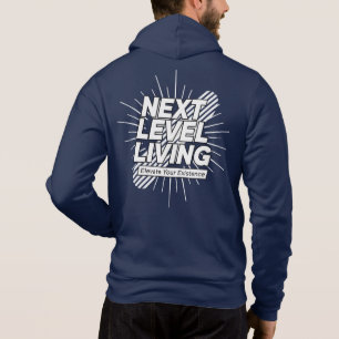Pull À Capuche Niveau de vie suivant Hommes capodés ZIP-UP