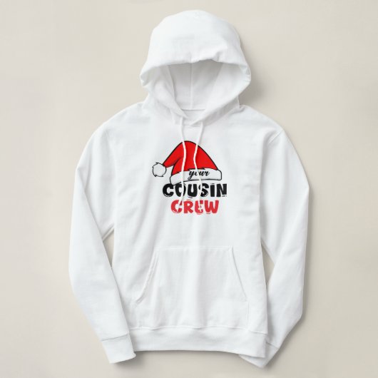 Pull À Capuche Noël à l'équipage Cousin (Design devant)