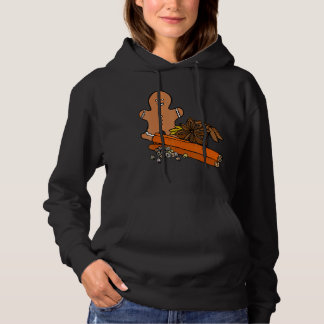 PULL À CAPUCHE NOËL AMUSANT TEE. HOMME, CINNAMON ET F