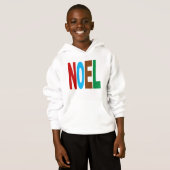 PULL   A CAPUCHE   NOEL  COULEURS (Devant entier)