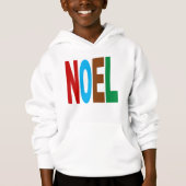 PULL   A CAPUCHE   NOEL  COULEURS (Devant)