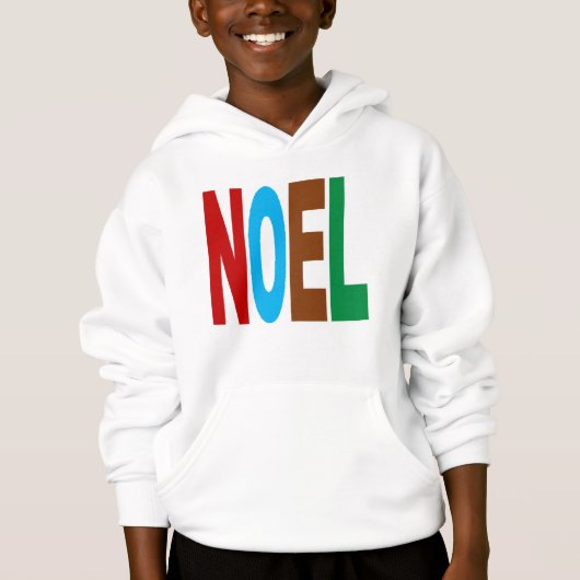 PULL   A CAPUCHE   NOEL  COULEURS (Devant)