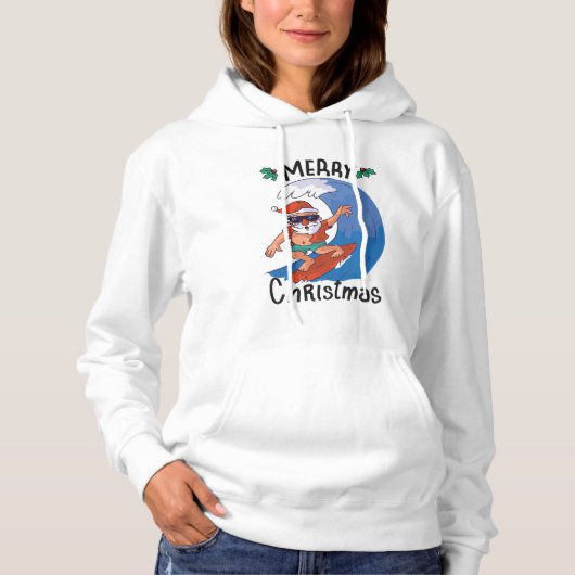 Pull À Capuche Noël en juillet (Devant)