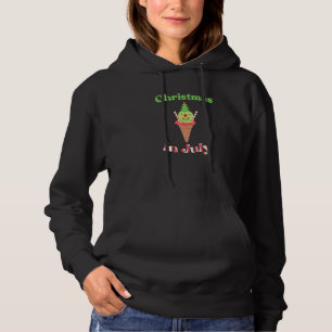 Pull À Capuche Noël En Juillet Super Santa Hat Lunettes de soleil