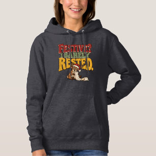 Pull À Capuche Noël festif ? J'ai à peine me reposé drôle de Noël