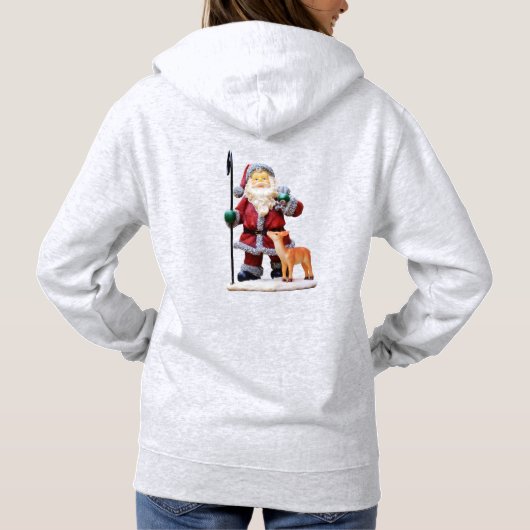 Pull À Capuche Noël père Noël (Dos)