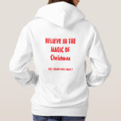 Pull À Capuche Noël Sweatshirt à capuchon de base pour femmes (Dos)