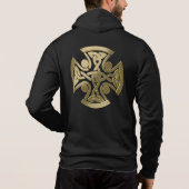Pull À Capuche noeud d'or celtique (Dos)