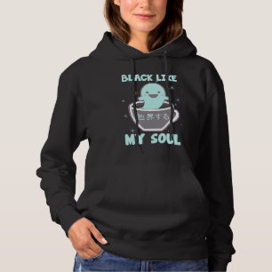 Pull À Capuche Noir comme mon âme