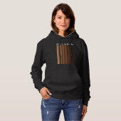 Pull À Capuche Noirs Pride Melanins Pour Femmes Hommes Afro Queen (Devant entier)