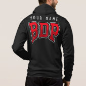 Pull À Capuche Nom personnalisé BDP sur l'arrière (Dos)