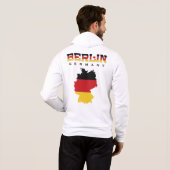 Pull À Capuche Nom personnalisé Berlin Allemagne (Dos entier)